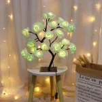 deco-arbre-lumineux-rose déco arbre lumineux rose