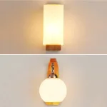 decoration-moderne-lampes-de-chevet-en-bois décoration moderne lampes de chevet en bois