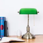 eclairage-de-bureau-vert-style-vintage éclairage de bureau vert style vintage
