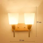 eclairage-de-chevet-en-bois-design éclairage de chevet en bois design