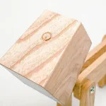 eclairage-en-bois-forme-de-chien éclairage en bois forme de chien