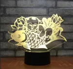 Lampe 3D Animation Poisson