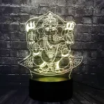 Lampe 3D Hindou