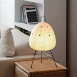 lampe-akari-en-papier-japonais lampe akari en papier japonais