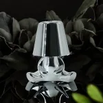lampe-argentee-pour-chevet lampe argentée pour chevet