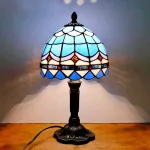 lampe-bleue-tiffany lampe bleue tiffany