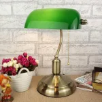 lampe-de-bureau-br-verte-vintage Lampe de Bureau Verte Vintage
