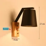 lampe-de-chevet-bois-avec-ampoule-led lampe de chevet bois avec ampoule LED