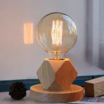lampe-de-chevet-bois-industrielle Lampe de Chevet Bois Industrielle