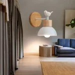 lampe-de-chevet-design-en-bois-moineau lampe de chevet design en bois moineau