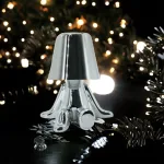 lampe-de-chevet-design-vintage-argentee lampe de chevet design vintage argentée