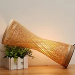 lampe-de-chevet-en-bambou-naturel lampe de chevet en bambou naturel
