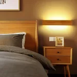 lampe-de-chevet-en-bois-elegant lampe de chevet en bois élégant