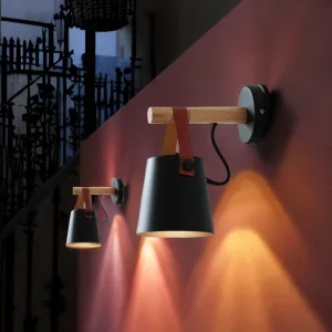 Lampe de chevet Murale Bois - Brillomp