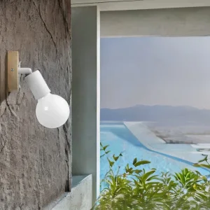 Lampe de Chevet Murale Bois - Gammet