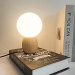 lampe-de-chevet-scandinave-bois-nebu Lampe de Chevet Scandinave Bois - Nébu