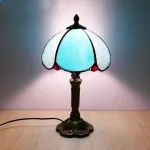 lampe-de-chevet-vintage-en-vitrail lampe de chevet vintage en vitrail
