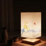 lampe-de-table-japonaise-style-scandinave lampe de table japonaise style scandinave