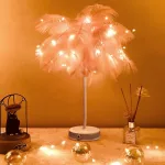 lampe-decorative-plumes-led lampe décorative plumes led