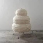 lampe-design-en-papier-japonais-akari-3-couches lampe design en papier japonais Akari 3 couches