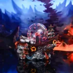 lampe-effet-plasma-pirate-zombie lampe effet plasma pirate zombie