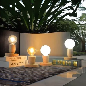 lampe en bois pour ambiance cocooning