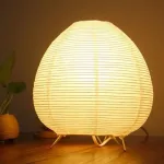 lampe-en-papier-japonaise-design-elliptique lampe en papier japonaise design elliptique