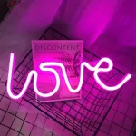 lampe-neon-love-lumineuse lampe néon love lumineuse