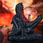 lampe-noire-dragon lampe noire dragon