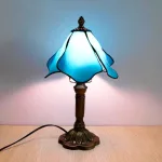 lampe-vintage-en-verre-tiffany lampe vintage en verre tiffany