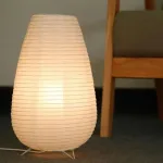 lampes-akari-long-en-papier-pour-decoration lampes Akari long en papier pour décoration