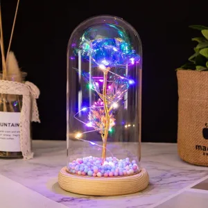 Rose Eternelle Bleue Cristal